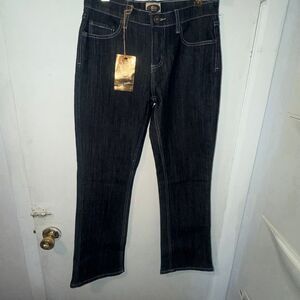 ELITE JEANS Dark Wash Denim Bootcut Y2K Jeans-8 NWT!